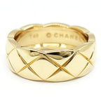 Chanel 18k Yellow Gold Coco Crush Ring