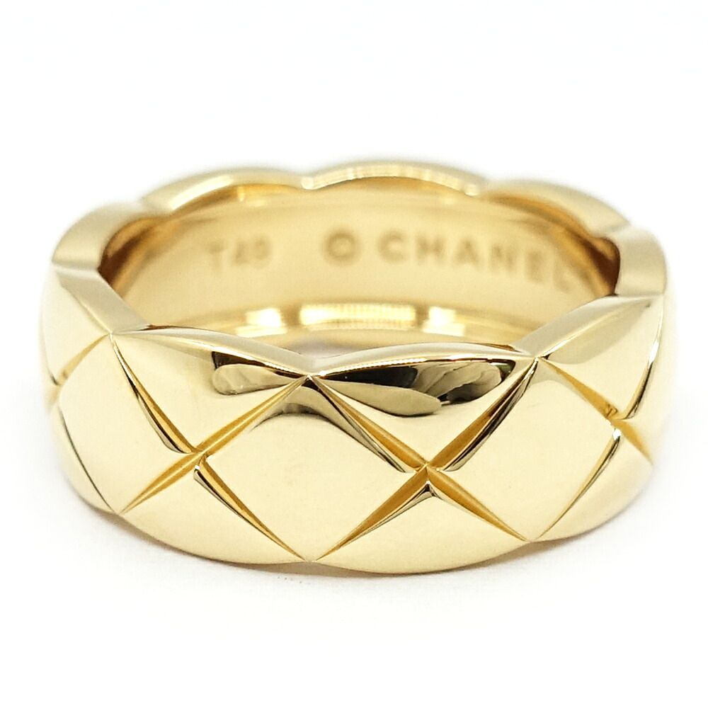 Chanel 18k Yellow Gold Coco Crush Ring