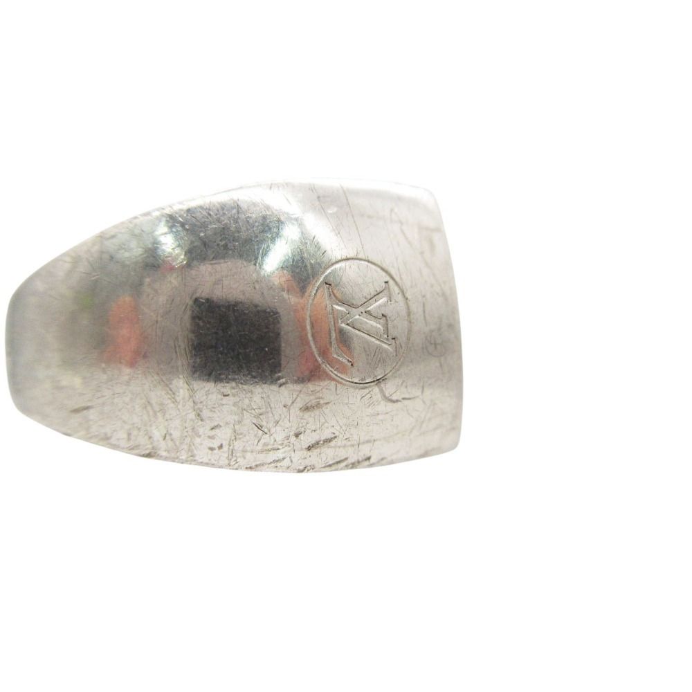 Louis Vuitton Ring Bague Full Monogram 925 M Silver — view 4