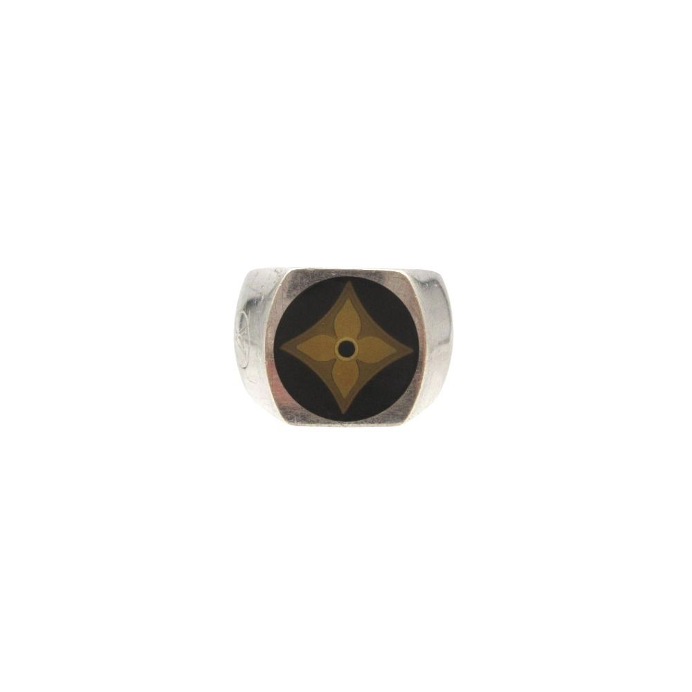 Louis Vuitton Ring Bague Full Monogram 925 M Silver — view 2