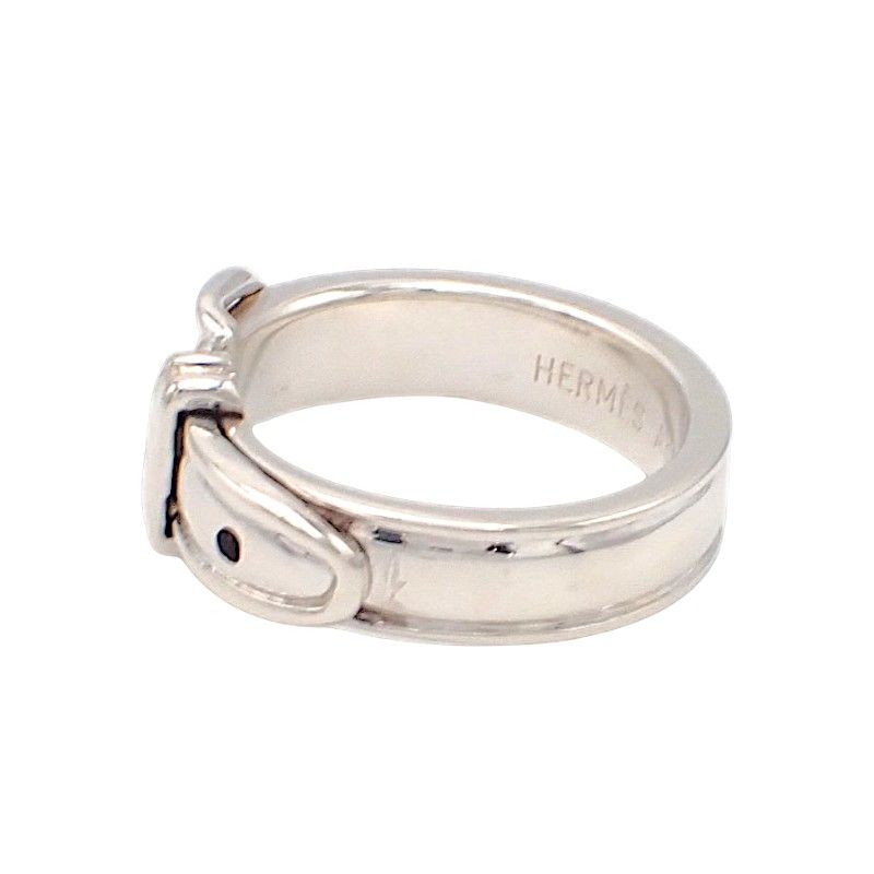 Hermes Ceinture Belt Ring 925 Sterling Silver — view 5