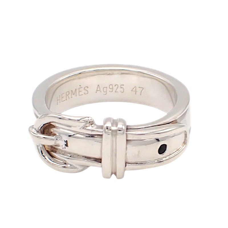 Hermes Ceinture Belt Ring 925 Sterling Silver — view 2