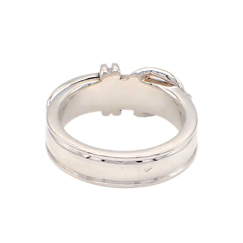 Hermes Ceinture Belt Ring 925 Sterling Silver — view 4