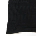 Hermes Top Knit Short Sleeve Silk Cotton Jacquard Embroidery Top Black Sweater — view 7