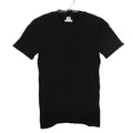 Hermes Top Knit Short Sleeve Silk Cotton Jacquard Embroidery Top Black Sweater