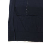 Dior Homme Daniel Arsham Knit Front Logo Crew Neck Sweater Long Sleeve Top Navy — view 8