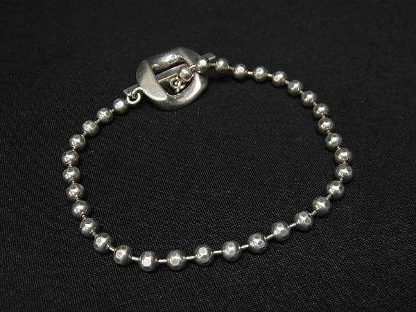 Gucci Bracelet Ball Chain Silver Toggle — view 3