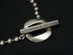 Gucci Bracelet Ball Chain Silver Toggle — view 4