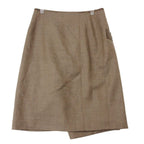 Hermes Skirt Wrap Leather Trimming Chaine D'ancre Gold Brown — view 2