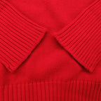 Chanel Knit Vintage Sweater Long Sleeve Long Length Tunic with Pocket Clover — view 7
