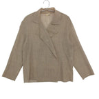Hermes by Martin Margiela Era Long Sleeveshirt Jacket Linen Beige