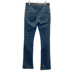 Chanel Lamb Patent Skinny Denim Pants Indigo Blue 36 — view 2