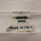 Hermes Knit Top Short Sleeve Silk Cotton Boat Neck L'instrvction du Roy — view 3