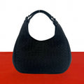 Bottega Veneta Campana Leather Handbag Mini Tote Black
