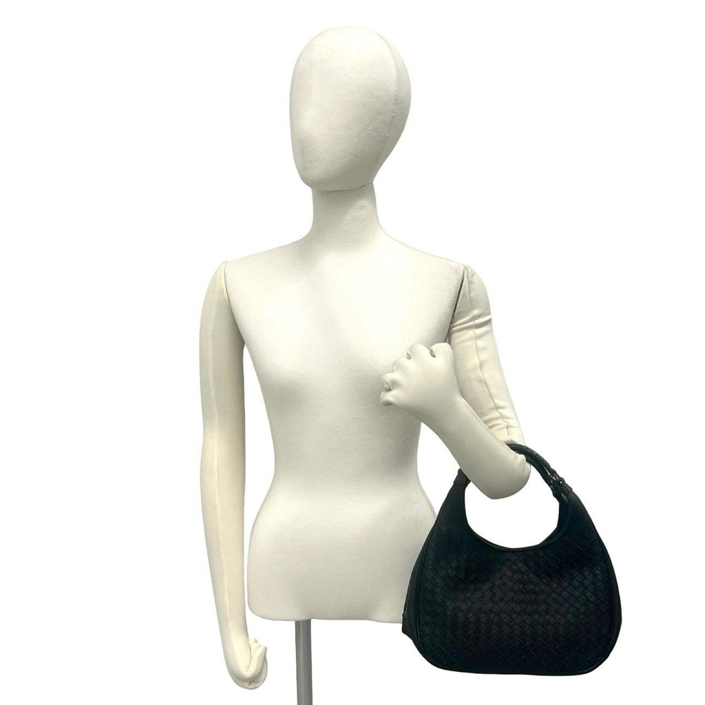 Bottega Veneta Campana Leather Handbag Mini Tote Black — view 2