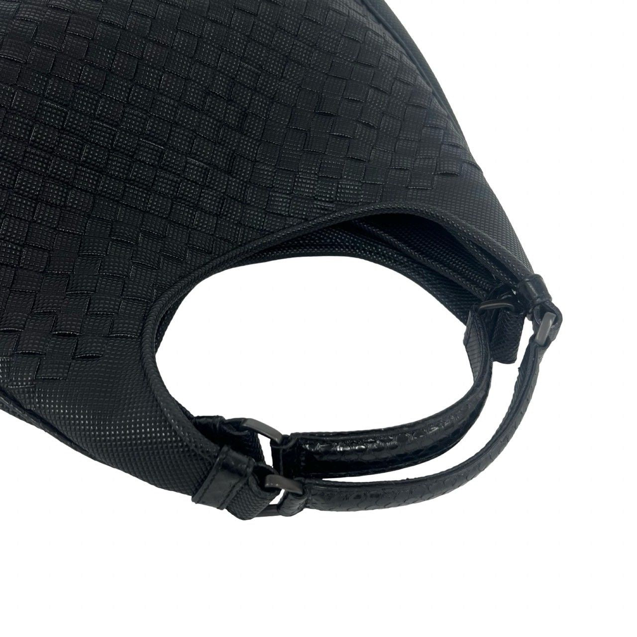 Bottega Veneta Campana Leather Handbag Mini Tote Black — view 4