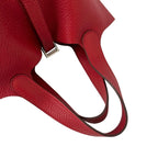 Hermes Picotin Lock PM Taurillon Clemence Handbag Rouge Casack with Bag — view 4