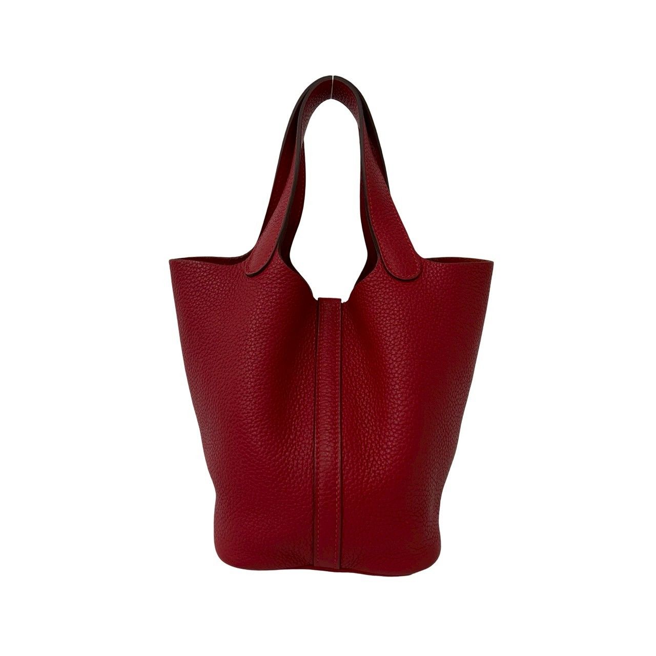 Hermes Picotin Lock PM Taurillon Clemence Handbag Rouge Casack with Bag — view 3