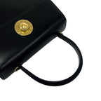 Celine Vintage Star Ball Logo Leather 2-Way Shoulder Bag Black — view 4