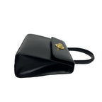 Celine Vintage Star Ball Logo Leather 2-Way Shoulder Bag Black — view 6