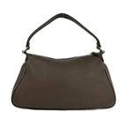 Chanel Seal 8 Logo Fringe Tassel Leather Shoulder Bag Tote Brown — view 3