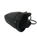 Gucci GG Twins Guccissima Leather Logo Tote Shoulder Bag Black — view 8