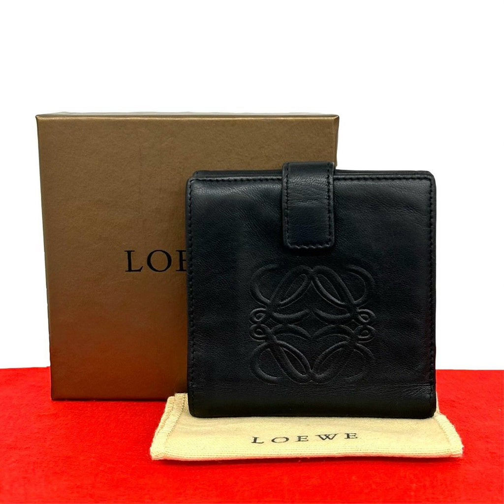 Loewe Anagram Wallet Black