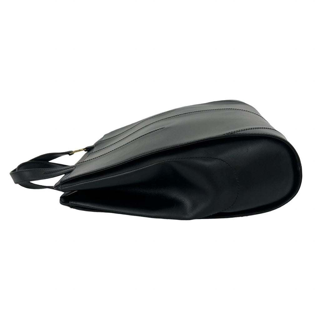 Loewe Anagram Logo Motif Leather Tote Black — view 5