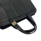 Loewe Anagram Logo Motif Leather Tote Black — view 3