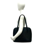 Louis Vuitton Vintage Lussac Epi Leather Tote Shoulder Bag Black — view 2