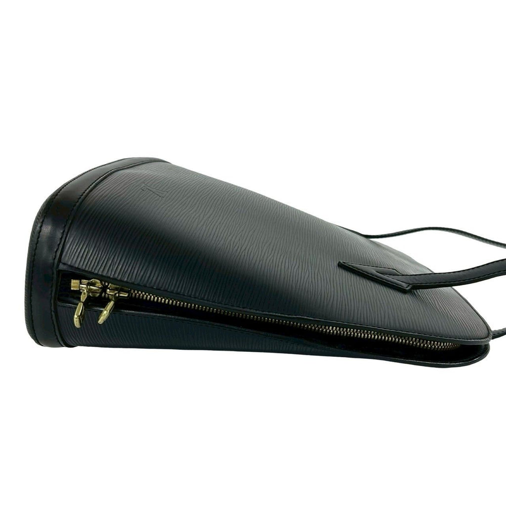 Louis Vuitton Vintage Lussac Epi Leather Tote Shoulder Bag Black — view 6