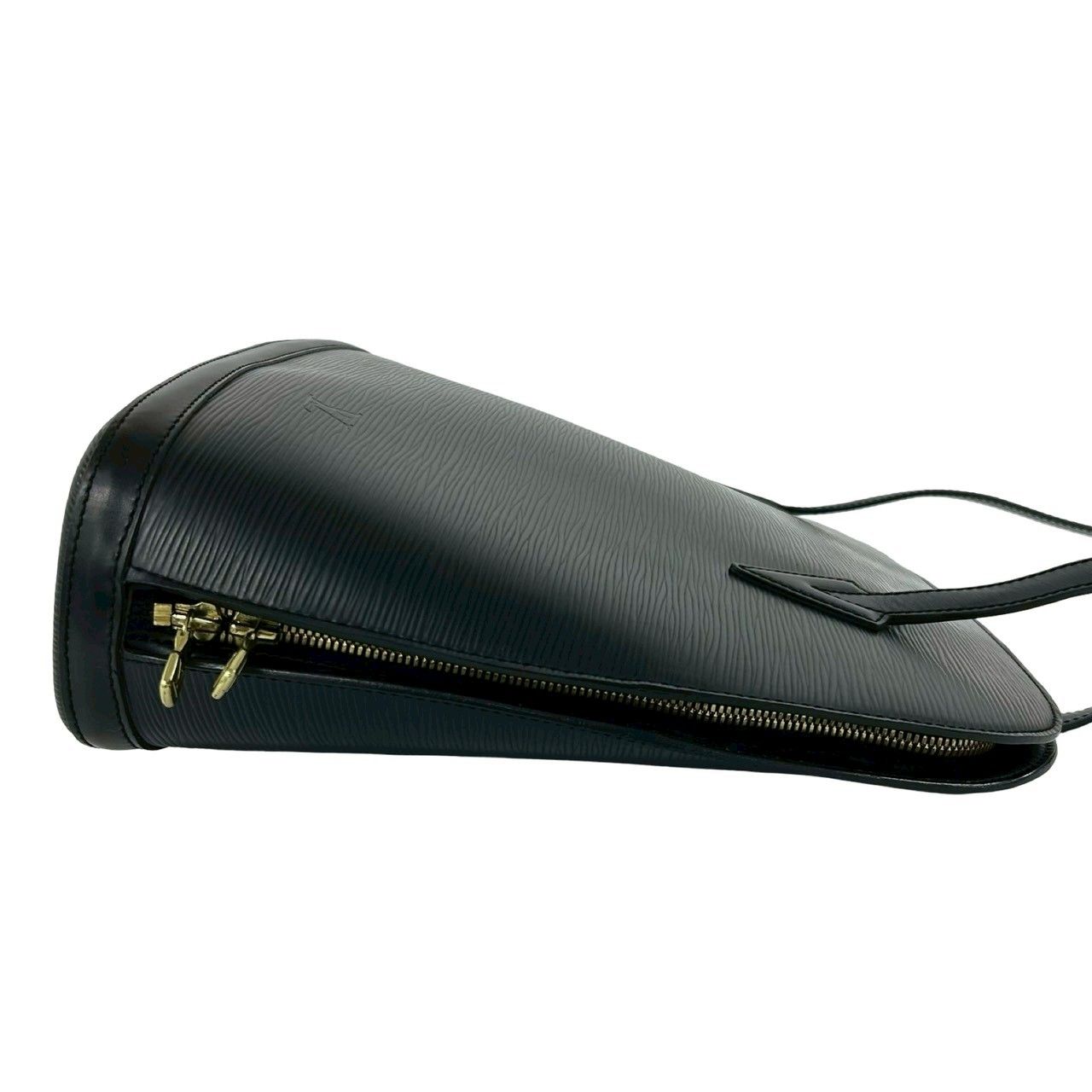 Louis Vuitton Vintage Lussac Epi Leather Tote Shoulder Bag Black — view 6