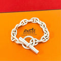 Hermes Chaine D'ancre PM 15 Links Bracelet 925 Sterling Silver