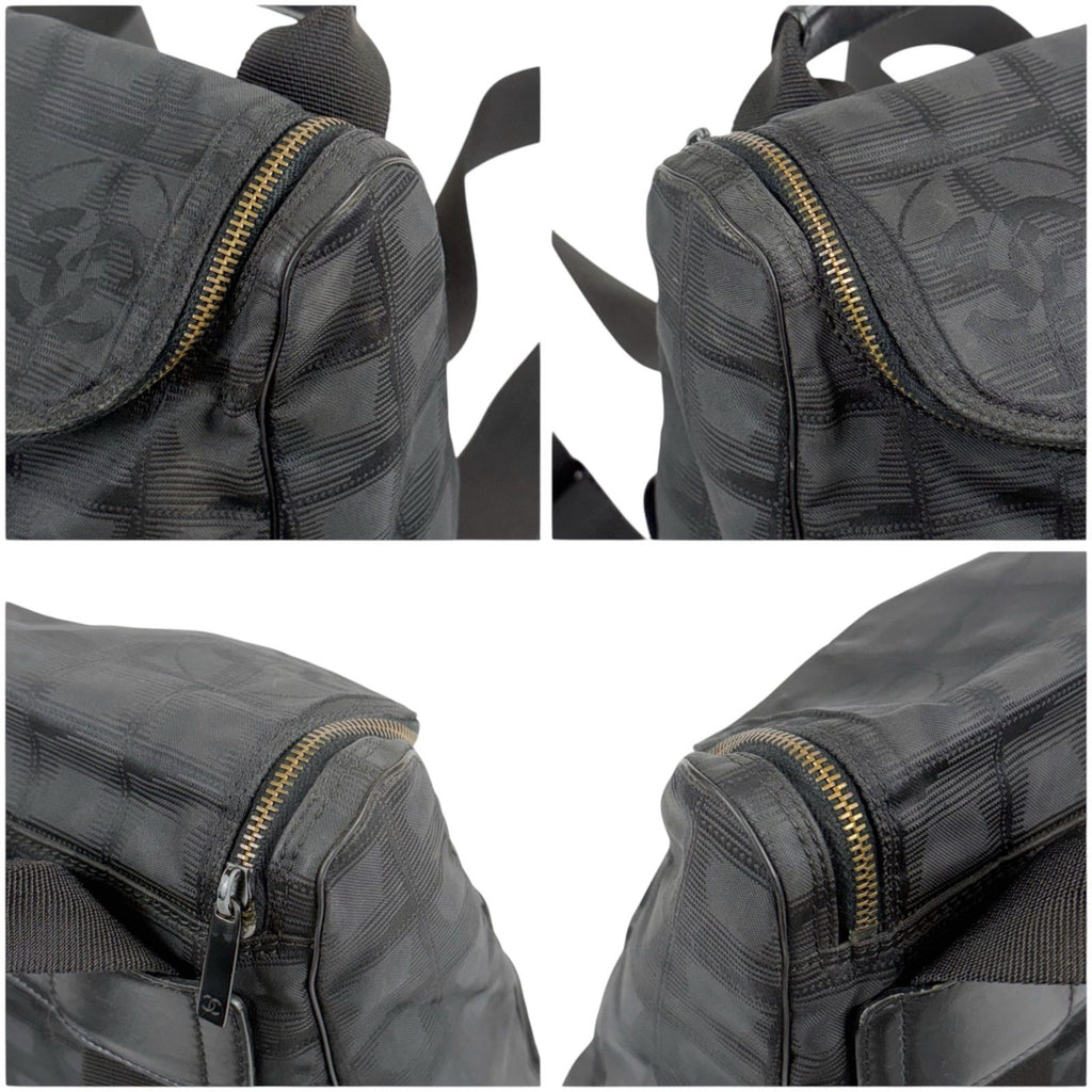 Chanel New Travel Line 2-Way Backpack Black — view 6