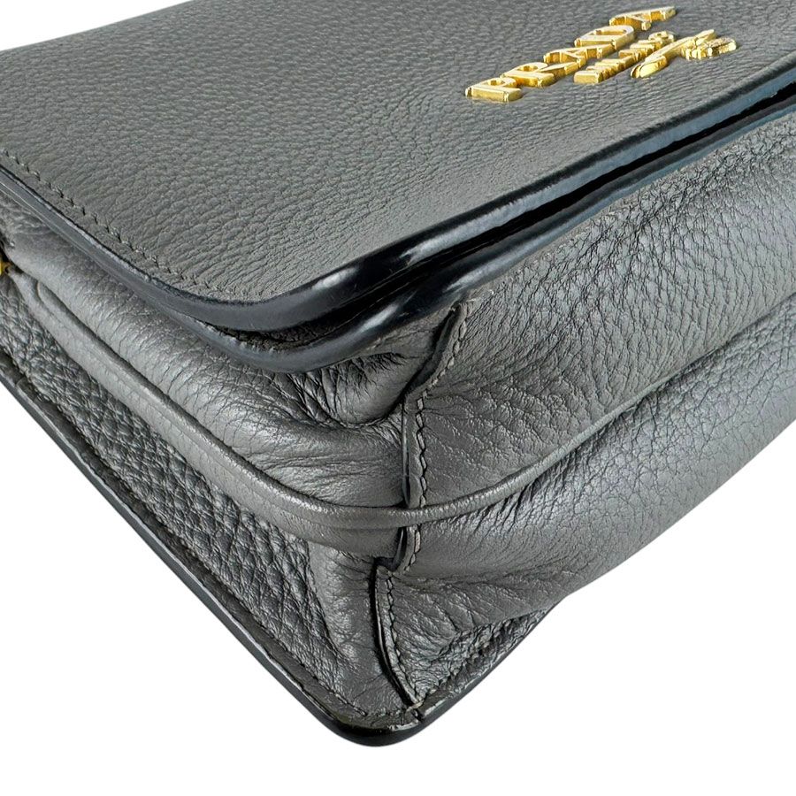 Prada Shoulder Bag Gray — view 9