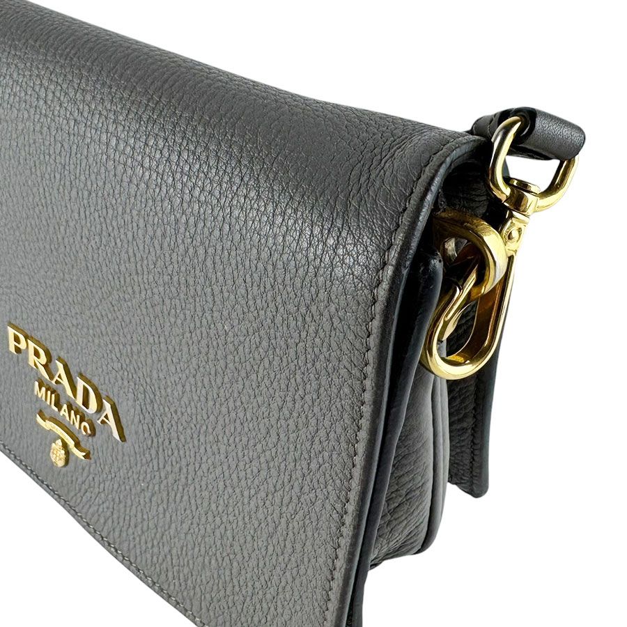 Prada Shoulder Bag Gray — view 6