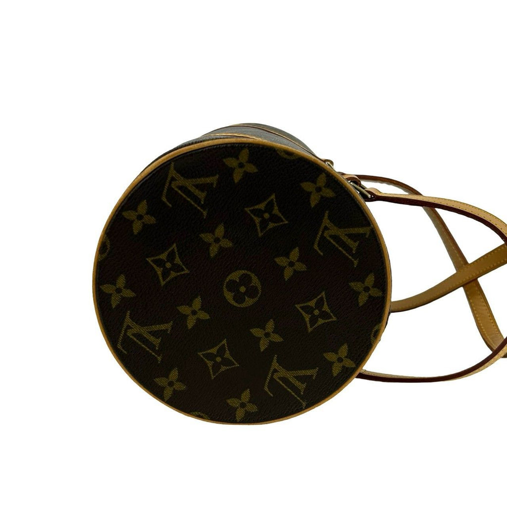 Louis Vuitton Papillon 30 Monogram Pattern Leather Mini Boston Bag Brown — view 6