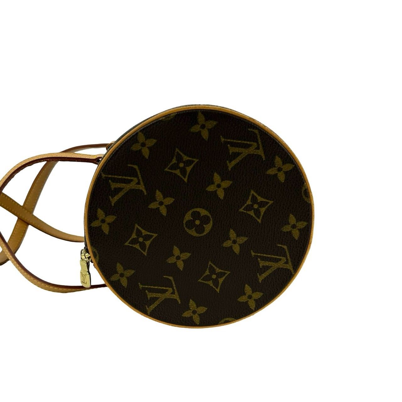 Louis Vuitton Papillon 30 Monogram Pattern Leather Mini Boston Bag Brown — view 5