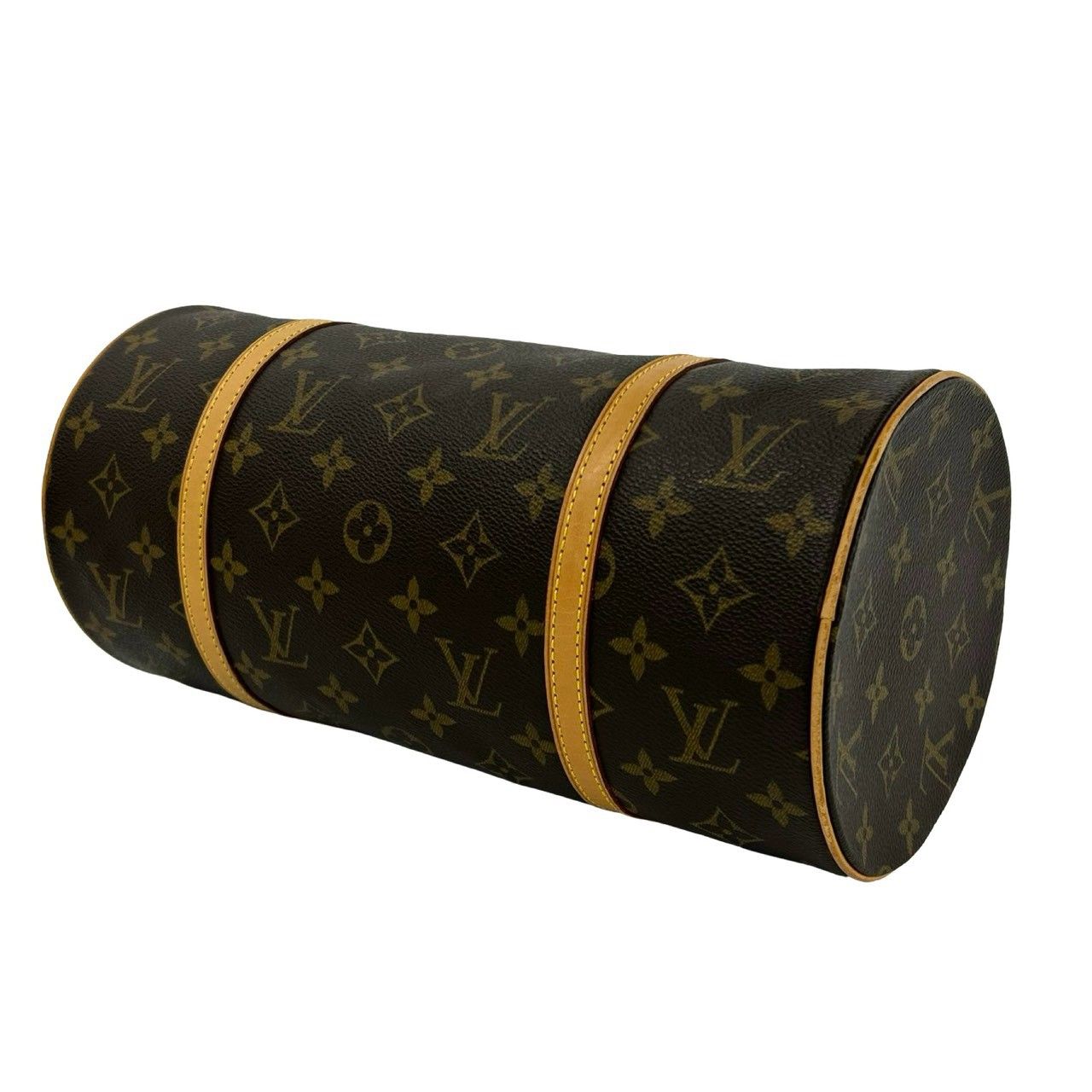 Louis Vuitton Papillon 30 Monogram Pattern Leather Mini Boston Bag Brown — view 8