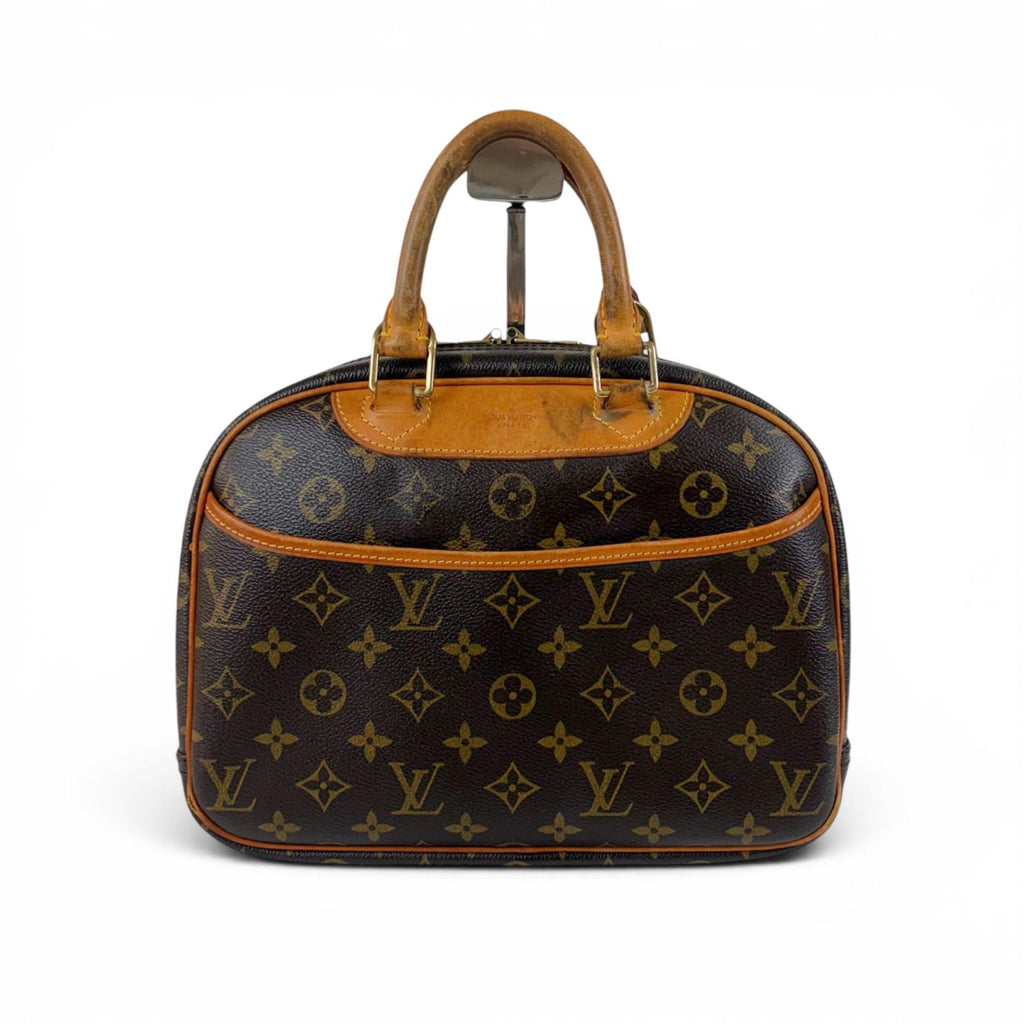Louis Vuitton Tourville Top Handle Bag Handbag Brown Monogram Lambskin — view 2