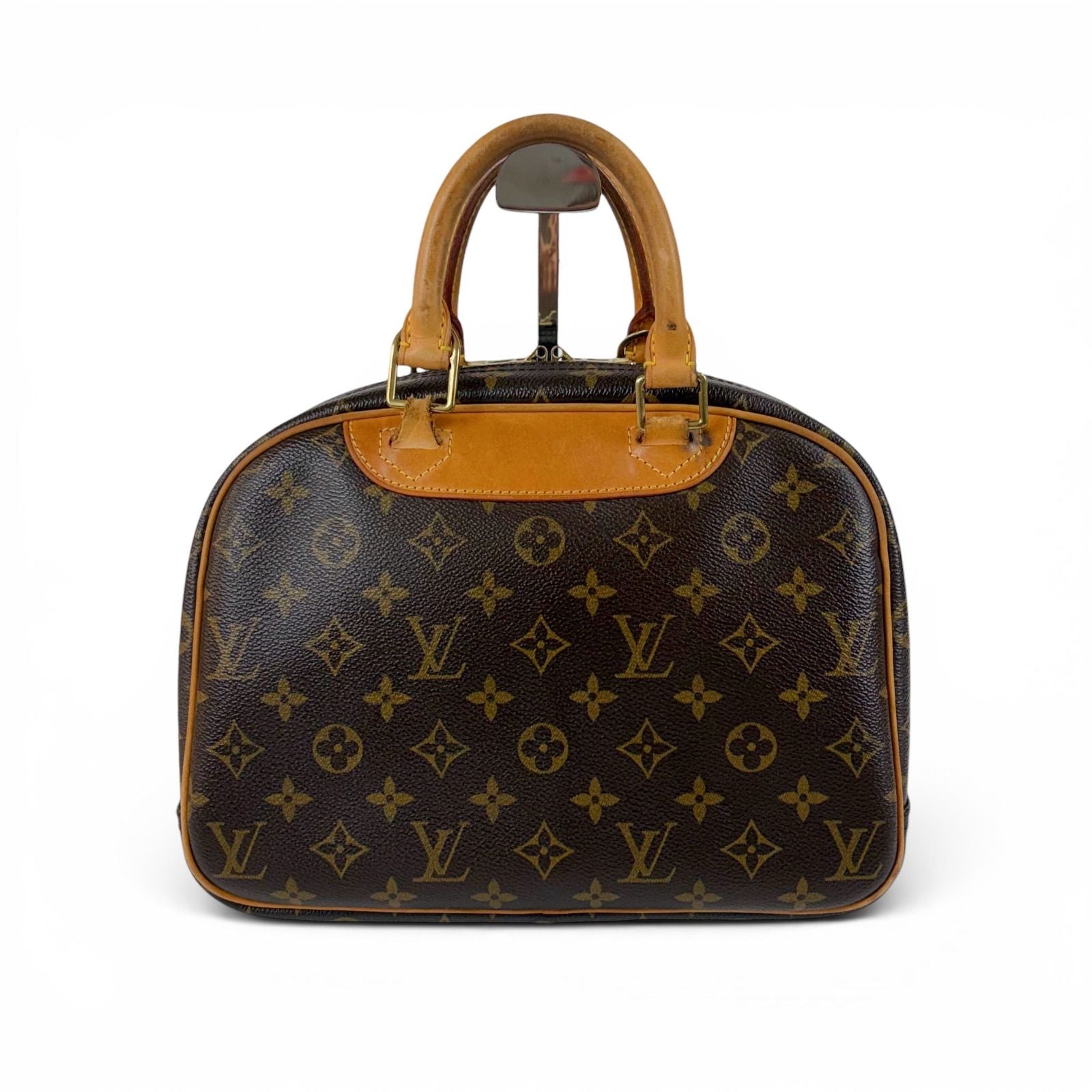 Louis Vuitton Tourville Top Handle Bag Handbag Brown Monogram Lambskin — view 3