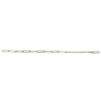 Gucci Logo Plate Bracelet 925 Sterling Silver Chain — view 6