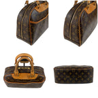 Louis Vuitton Tourville Top Handle Bag Handbag Brown Monogram Lambskin — view 4