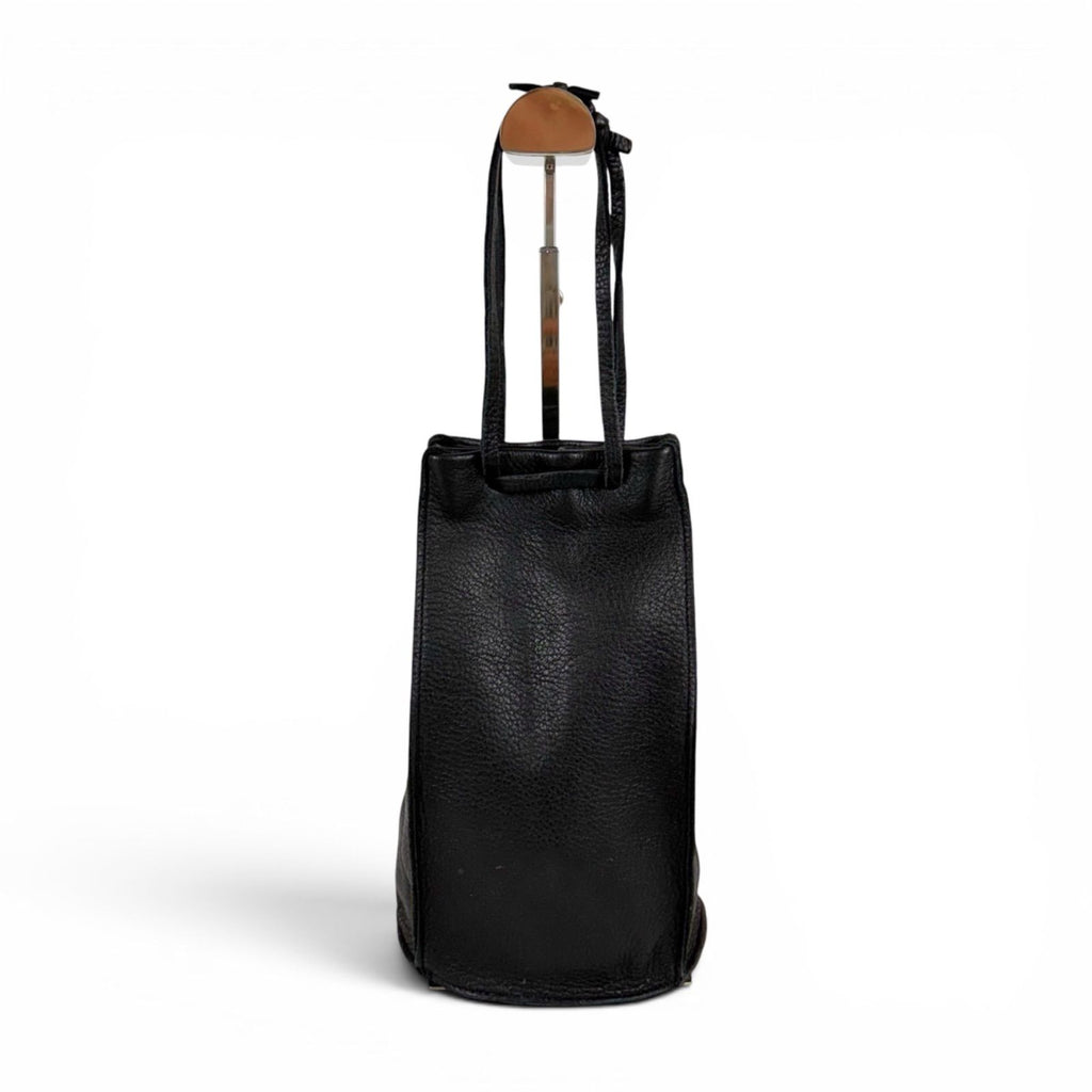 Bottega Veneta Hand Bag Leather Black Bag Drawstring — view 2