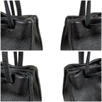 Bottega Veneta Hand Bag Leather Black Bag Drawstring — view 5