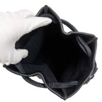 Bottega Veneta Hand Bag Leather Black Bag Drawstring — view 8