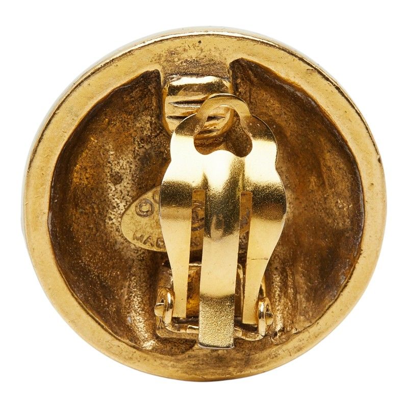 Chanel Vintage Single Earrings Gold Plated Rhinestone — view 2