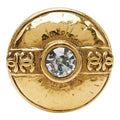 Chanel Vintage Single Earrings Gold Plated Rhinestone