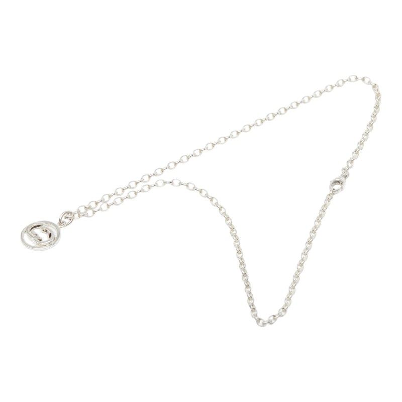 Gucci GG Logo Chain Pendant Silver — view 4
