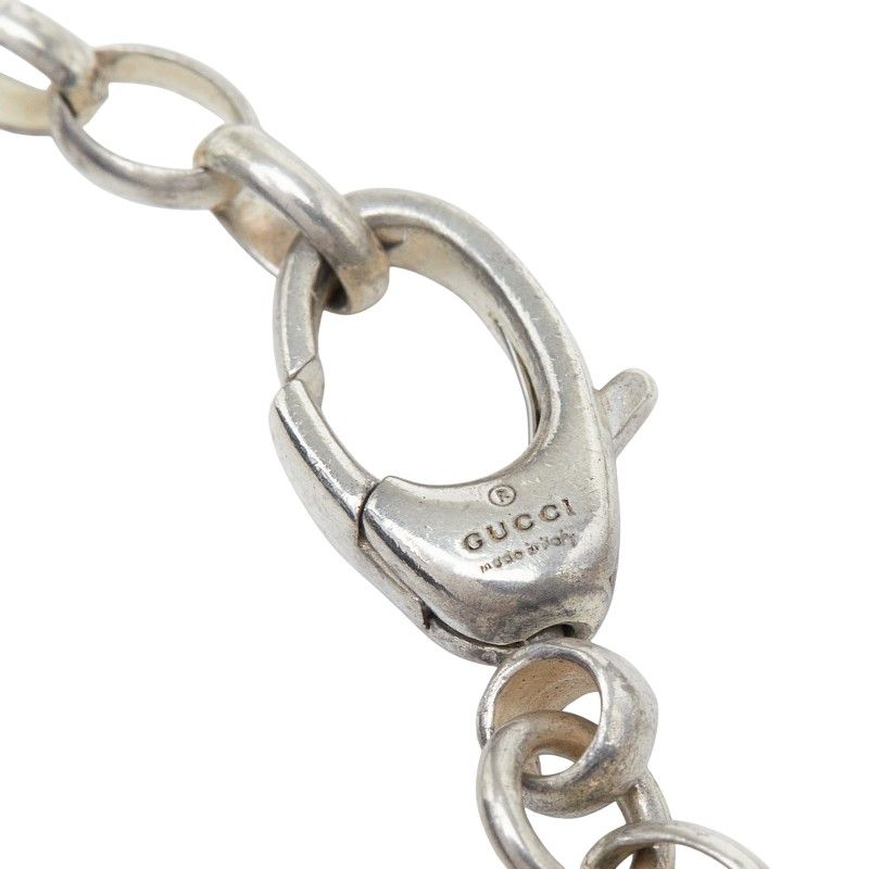 Gucci GG Logo Chain Pendant Silver — view 6